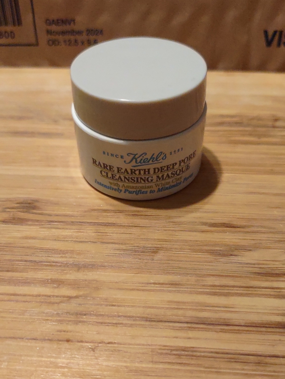 3 For $12.00 Kiehl's Rare Earth Deep Pore Cleansing Masque - White